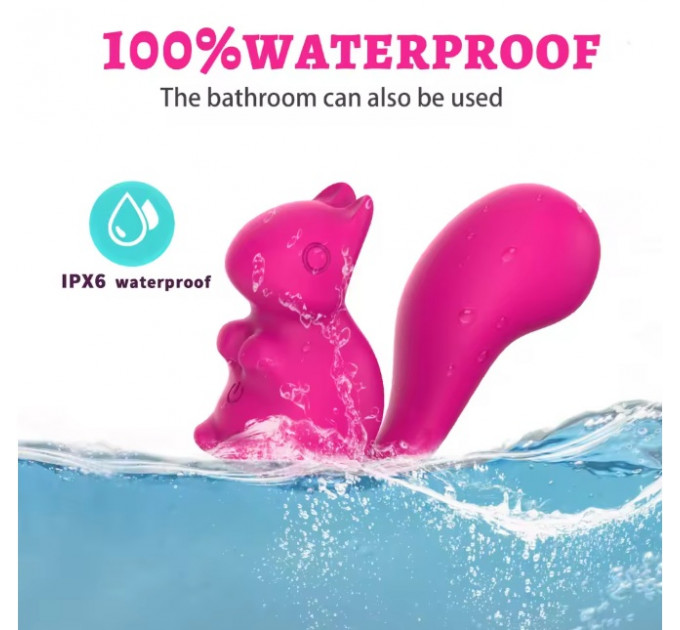 Міні-вібратор кліторальний Every Night Toys Debbie у формі білочки фіолетовий, 10 режимів вібрації