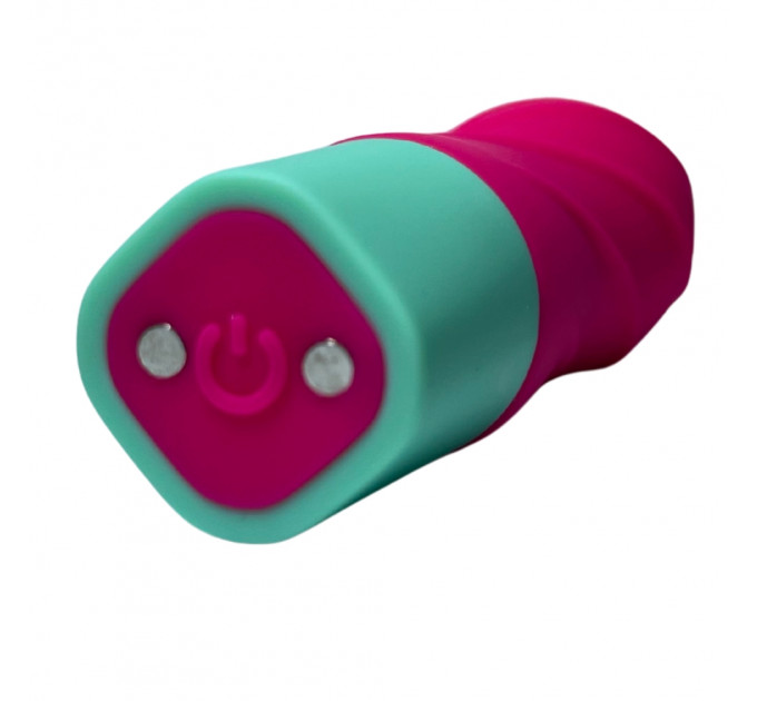 Мини-вибратор с рельефом Passion Play, 10 режимов вибрации, розовый