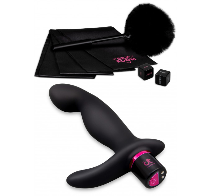 Набор для анальных игр Dream Toys Sex Room, 6 предметов, черный/розовый