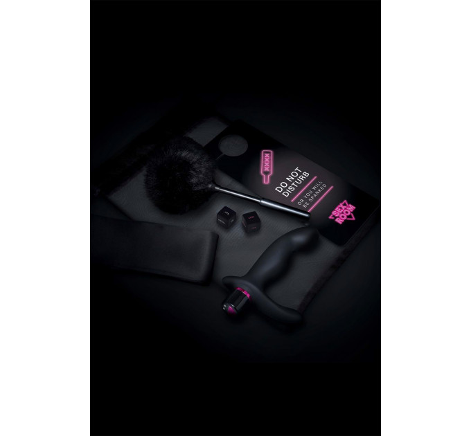 Набор для анальных игр Dream Toys Sex Room, 6 предметов, черный/розовый