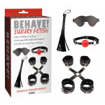 Набор БДСМ 6 предметов Chisa Behave Luxury Fetish, черный