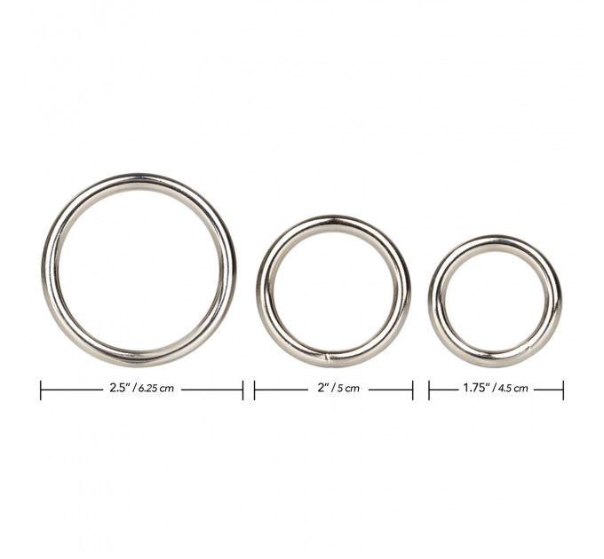 Наборо эрекционных колец Silver Ring - 3 Piece Set