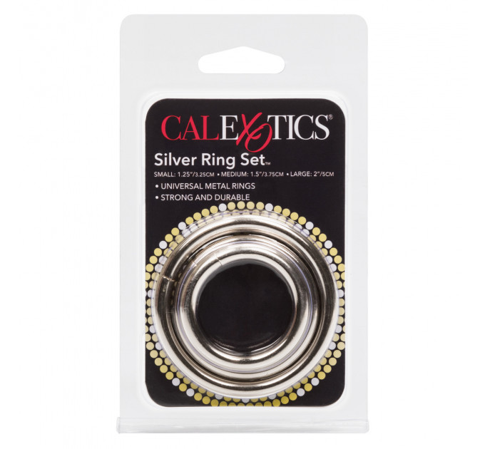 Наборо эрекционных колец Silver Ring - 3 Piece Set