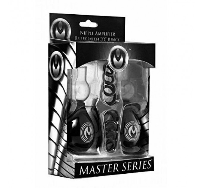 Помпы на соски Master Series Nipple Amplifier из пластика, прозрачные