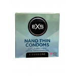 Презервативы ультратонкие EXS Nano Thin латексные (цена за упаковку, 3 шт.)
