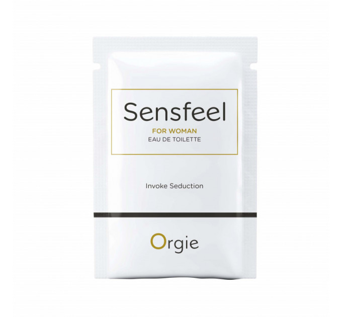 ПРОБНИК Женская туалетная вода Orgie SENSFEEL + афродизиак, 1 мл