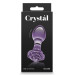 Скляна пробка NS Novelties CRYSTAL ROSE PURPLE