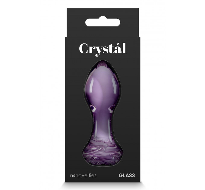 Скляна пробка NS Novelties CRYSTAL ROSE PURPLE