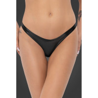 Стринги Noir Handmade PO10 damskie, powerwetlook L Стринги Noir Handmade PO10 damskie, powerwetlook L