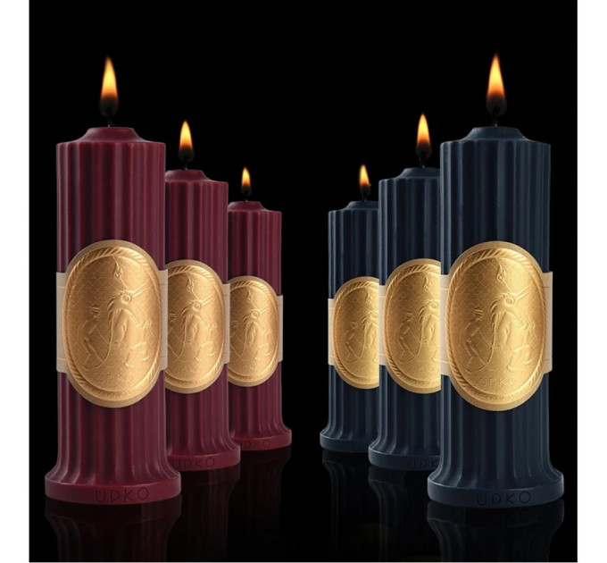 Свічка низькотемпературна червона Low temperature wax candle 150г