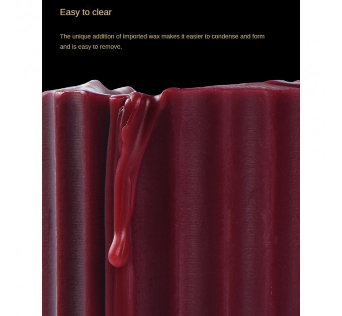 Свічка низькотемпературна червона Low temperature wax candle 150г
