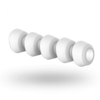 Набор сменных насадок на вакуумный стимулятор Satisfyer Caps Number One белые, 5 шт.