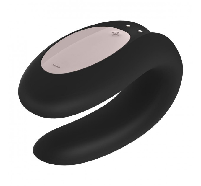 Вібромасажер для пар Satisfyer Double Joy, чорний