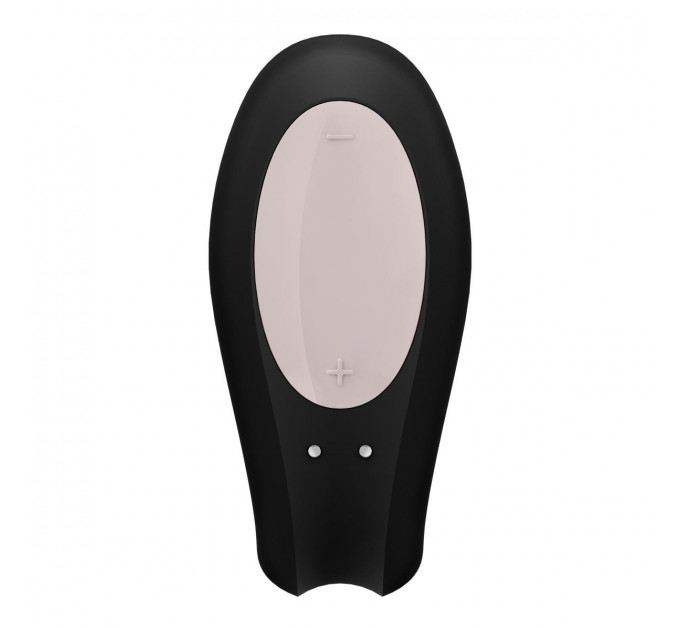Вібромасажер для пар Satisfyer Double Joy, чорний