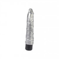 Класичний вібратор з яскраво вираженою головкою Chisa Dark Muscle Pleasure Ranger, сріблястий