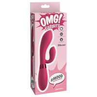 Вибратор-кролик Pipedream OMG! Rabbits, розовый Вибратор-кролик Pipedream OMG! Rabbits, розовый