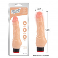 Вибратор реалистичный Chisa Real Touch S на батарейках, бежевый