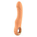 Вібратор ребристий Dream Toys Glam Flexible Ribbed Vibe, помаранчевий