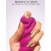 Вибратор рельефный Gjack Mini Gvibe, фиолетовый, 19 х 3.5 см