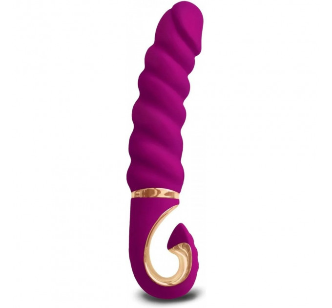 Вибратор рельефный Gjack Mini Gvibe, фиолетовый, 19 х 3.5 см