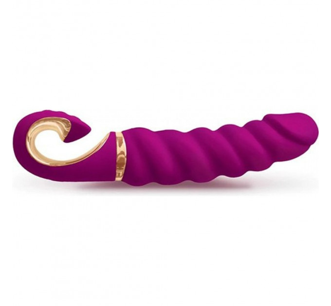 Вибратор рельефный Gjack Mini Gvibe, фиолетовый, 19 х 3.5 см