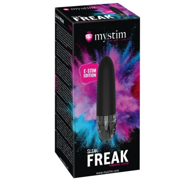 Вибратор с Электростимуляцией Mystim Sleak Freak E-Stim