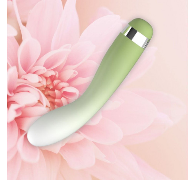 Вібратор із ультрагнучкою головкою Every Night Toys для точки G, зелений