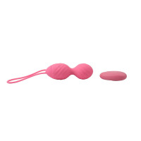 Віброяйце з пультом керування Chisa M-mello Ridged Vibrating Bullet, рожевий