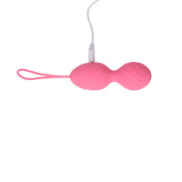 Віброяйце з пультом керування Chisa M-mello Ridged Vibrating Bullet, рожевий