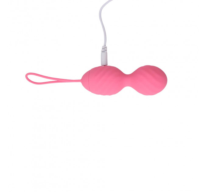 Виброяйцо с пультом управления Chisa M-mello Ridged Vibrating Bullet, розовый