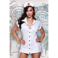 Игровой костюм медсестры NURSES COAT WITH RED DETAILS AND HAT, OS