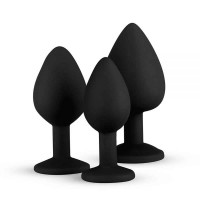 Набір анальних пробок Anal Diamond plug, Black