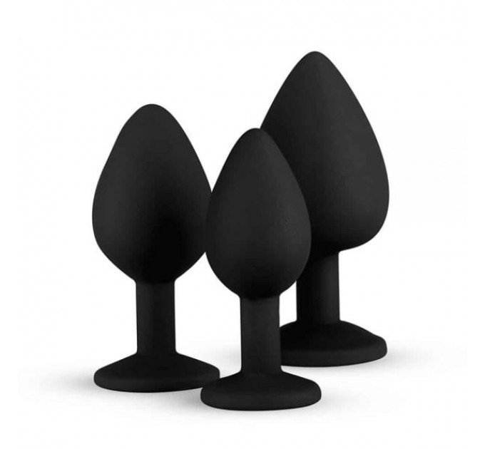 Набір анальних пробок Anal Diamond plug, Black