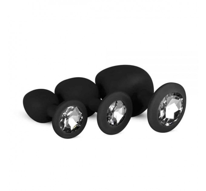 Набір анальних пробок Anal Diamond plug, Black