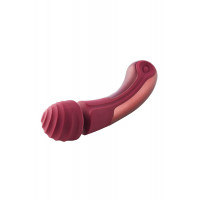 Вібратор мікрофон Dream Toys Dinky Curved Wand Jacky O бордовий