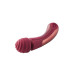 Вибратор микрофон Dream Toys Dinky Curved Wand Jacky O бордовый