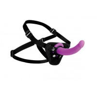 Страпон с кольцевой крепью Navigator Silicone G-Spot Dildo фиолетовый