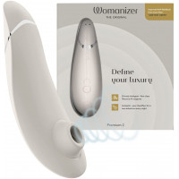Вакуумный клиторальный стимулятор Womanizer Premium 2 Gray