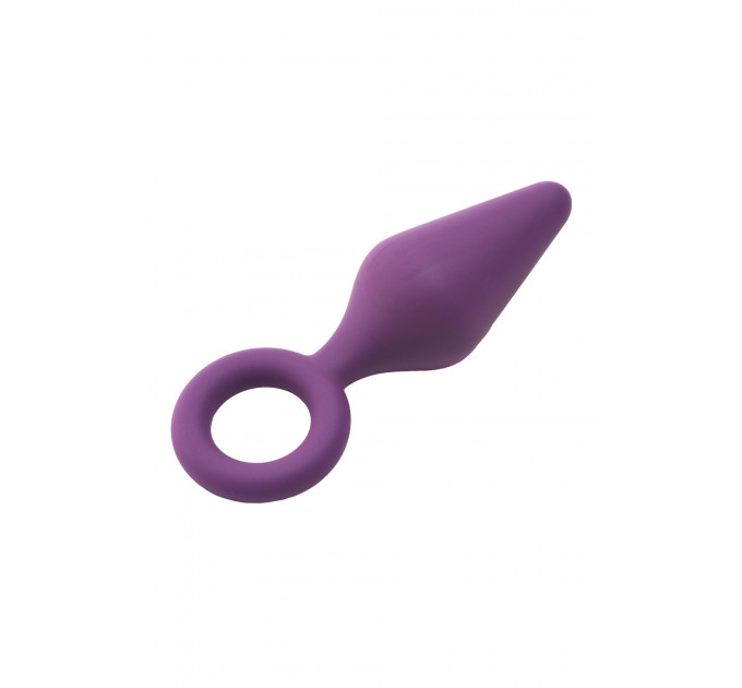 Анальная пробка Dream Toys FLIRTS PULL PLUG MEDIUM PURPLE