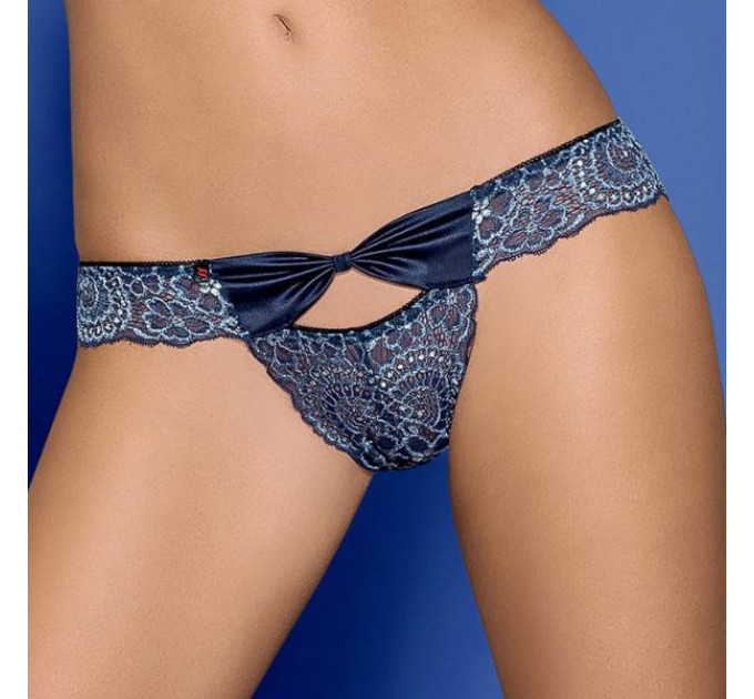 Трусики синие Obsessive AURORIA Panties L/XL