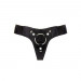 REA047 Трусики для страпона Ouch!, кожаные, черные, One Size
