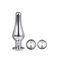 DT21874 набір анальних пробок конічної форми Dream Toys GLEAMING LOVE PLEASURE SET SILVER