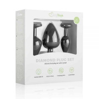 Набір анальних пробок Anal Diamond plug, Black