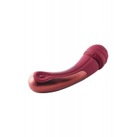 Вібратор мікрофон Dream Toys Dinky Curved Wand Jacky O бордовий