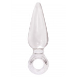 Анальная пробка со стоппером в виде кольца NS Novelties Jolie Pleasures Jelly Plug, прозрачный, Mini