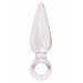 Анальная пробка со стоппером в виде кольца NS Novelties Jolie Pleasures Jelly Plug, прозрачный, Mini