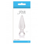 Анальная пробка со стоппером в виде кольца NS Novelties Jolie Pleasures Jelly Plug, прозрачный, Mini