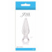 Анальная пробка со стоппером в виде кольца NS Novelties Jolie Pleasures Jelly Plug, прозрачный, Mini
