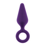 Анальная пробка Dream Toys FLIRTS PULL PLUG MEDIUM PURPLE