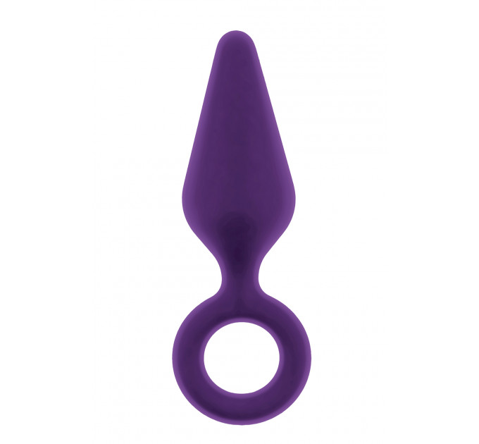 Анальная пробка Dream Toys FLIRTS PULL PLUG MEDIUM PURPLE